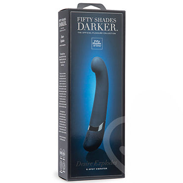 Fifty Shades Darker Desire Explodes - Перезаряжаемый вибратор для стимуляции точки G - купить в секс шопе Fifty Shades Darker Desire Explodes - Перезаряжаемый вибратор для стимуляции точки G - купить в секс шопе
