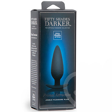 Fifty Shades Darker Primal Attraction - Анальная втулка для ношения, со смещенным центром тяжести - купить в секс шопе Fifty Shades Darker Primal Attraction - Анальная втулка для ношения, со смещенным центром тяжести - купить в секс шопе