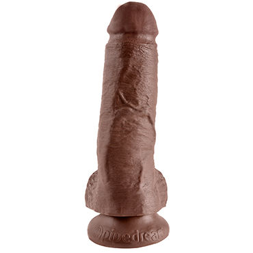Pipedream King Cock With Balls 20 см, коричневый - фото, отзывы Pipedream King Cock With Balls 20 см, коричневый - фото, отзывы
