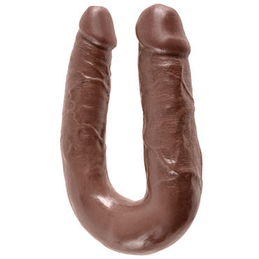 Pipedream King Cock U-Shaped Medium Double Trouble, коричневый - фото, отзывы Pipedream King Cock U-Shaped Medium Double Trouble, коричневый - фото, отзывы
