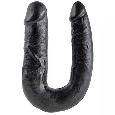 Pipedream King Cock U-Shaped Medium Double Trouble, черный - фото, отзывы Pipedream King Cock U-Shaped Medium Double Trouble, черный - фото, отзывы
