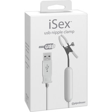 Pipedream iSex USB Nipple Clamp - фото, отзывы Pipedream iSex USB Nipple Clamp - фото, отзывы