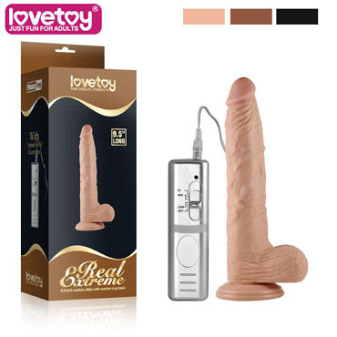 LoveToy Real Extreme, 19 см, Вибратор реалистик LoveToy Real Extreme, 19 см, Вибратор реалистик