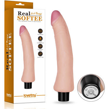 Lovetoy Real Softee, 22,8 см., Вибратор реалистик Lovetoy Real Softee, 22,8 см., Вибратор реалистик