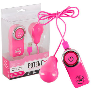 NMC Potent X, розовое, Виброяйцо NMC Potent X, розовое, Виброяйцо