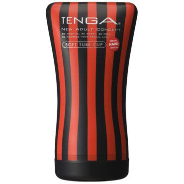 Tenga Soft Tube Hard, Плотный одноразовый мастурбатор для массажа Tenga Soft Tube Hard, Плотный одноразовый мастурбатор для массажа