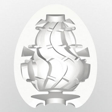 Tenga Egg Twister - Одноразовый мастурбатор с рельефом в виде спиралей - купить в секс шопе Tenga Egg Twister - Одноразовый мастурбатор с рельефом в виде спиралей - купить в секс шопе