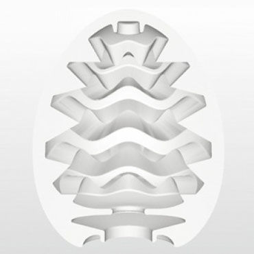 Tenga Egg Wavy - Одноразовый мастурбатор с рельефом в виде волн - купить в секс шопе Tenga Egg Wavy - Одноразовый мастурбатор с рельефом в виде волн - купить в секс шопе