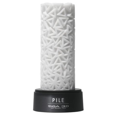 Tenga 3D Pile, Многоразовый мастурбатор с треугольниками Tenga 3D Pile, Многоразовый мастурбатор с треугольниками