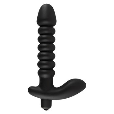 You2Toys Black Velvets Vibrating Medium, Анальный вибратор среднего размера You2Toys Black Velvets Vibrating Medium, Анальный вибратор среднего размера