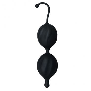 You2Toys Black Velvets Silicone Balls Ребристые, Шарики вагинальные на короткой сцепке You2Toys Black Velvets Silicone Balls Ребристые, Шарики вагинальные на короткой сцепке