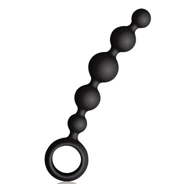 JoyDivision Joyballs Anal Wave 17 см, черный, Анальный стимулятор JoyDivision Joyballs Anal Wave 17 см, черный, Анальный стимулятор