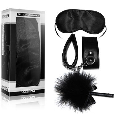 LoveToy Deluxe Bondage Kit, Набор для игр (маска, наручники, перышко) LoveToy Deluxe Bondage Kit, Набор для игр (маска, наручники, перышко)