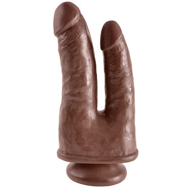 Pipedream King Cock Double Penetrator, коричневый - фото, отзывы Pipedream King Cock Double Penetrator, коричневый - фото, отзывы