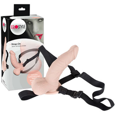 Ero-Style Strap-On, телесный, Страпон с креплениями Ero-Style Strap-On, телесный, Страпон с креплениями