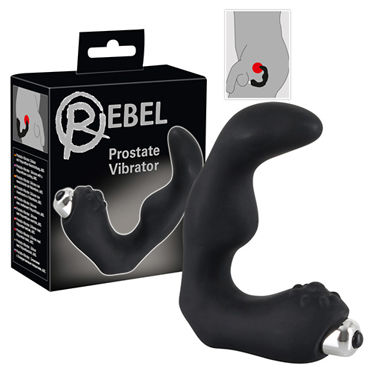 Rebel Prostate Vibrator, черный, Вибростимулятор простаты Rebel Prostate Vibrator, черный, Вибростимулятор простаты