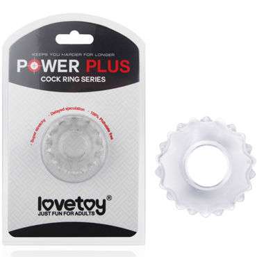 LoveToy Power Plus, прозрачное, Эрекционное кольцо на пенис LoveToy Power Plus, прозрачное, Эрекционное кольцо на пенис