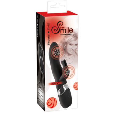 Smile Blacky, черный, Вибромассажер перезаряжаемый Smile Blacky, черный, Вибромассажер перезаряжаемый
