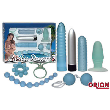 You2Toys Caribic Dream, синий, Набор интим-игрушек You2Toys Caribic Dream, синий, Набор интим-игрушек