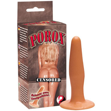You2Toys Porox, телесная, Втулка анальная на присоске You2Toys Porox, телесная, Втулка анальная на присоске