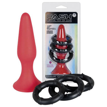 You2Toys Pash, Анальная втулка с кольцами You2Toys Pash, Анальная втулка с кольцами