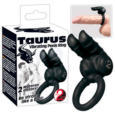 You2Toys Taurus Penisring, черное, Эрекционное кольцо You2Toys Taurus Penisring, черное, Эрекционное кольцо