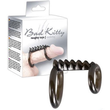 Bad Kitty Cockring, Двойное кольцо на пенис Bad Kitty Cockring, Двойное кольцо на пенис