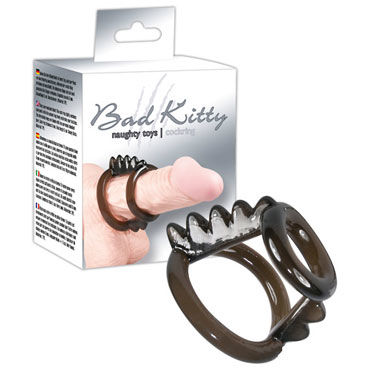 Bad Kitty Penis-Hodenring Duo, Двойное кольцо на пенис Bad Kitty Penis-Hodenring Duo, Двойное кольцо на пенис