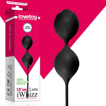 LoveToy iWhizz Luna, черные, Вагинальные шарики LoveToy iWhizz Luna, черные, Вагинальные шарики