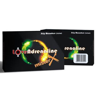 LoveAdrenaline Mister X, 5x5 мл, БАД для повышения сексуального влечения LoveAdrenaline Mister X, 5x5 мл, БАД для повышения сексуального влечения