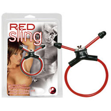 You2Toys Red Sling кольцо, Для длительной эрекции You2Toys Red Sling кольцо, Для длительной эрекции