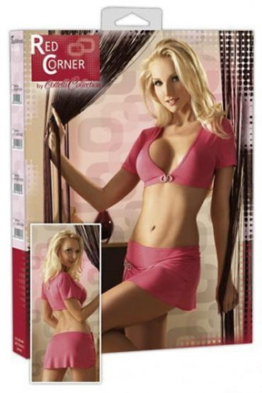 Cottelli топ и юбка, Комплект украшен стразами Cottelli топ и юбка, Комплект украшен стразами