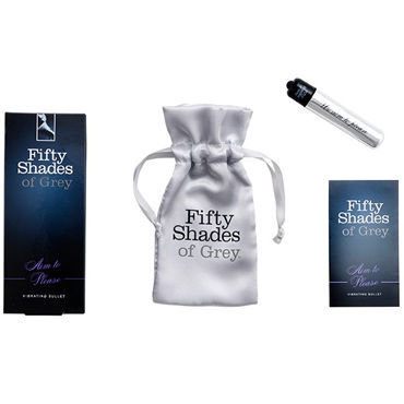 Fifty Shades of Grey We Aim to Please, Вибропуля из коллекции ''50 оттенков серого'' Fifty Shades of Grey We Aim to Please, Вибропуля из коллекции ''50 оттенков серого''