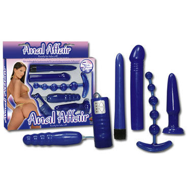 Anal Affair синий, Набор анальных стимуляторов Anal Affair синий, Набор анальных стимуляторов