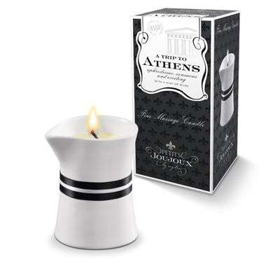 Mystim Petits Joujoux A Trip To Athens, 120г, Свеча для массажа с ароматом мускуса и пачули Mystim Petits Joujoux A Trip To Athens, 120г, Свеча для массажа с ароматом мускуса и пачули