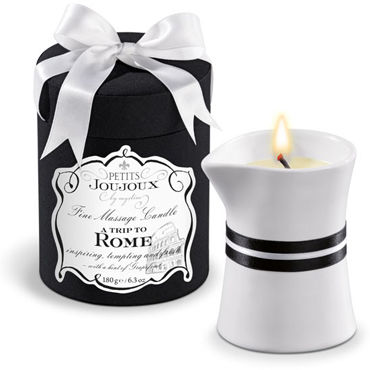 Mystim Petits Joujoux A Trip To Rome, 190г, Свеча для массажа с ароматом грейпфрута и бергамота Mystim Petits Joujoux A Trip To Rome, 190г, Свеча для массажа с ароматом грейпфрута и бергамота