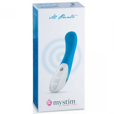 Mystim Al Punto, синий - Вибратор для стимуляции точки G - купить в секс шопе Mystim Al Punto, синий - Вибратор для стимуляции точки G - купить в секс шопе
