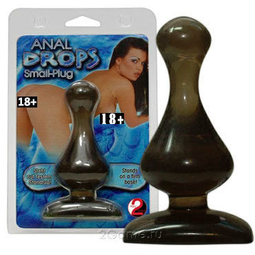 Anal Drops втулка Гладкая анальная втулка Anal Drops втулка Гладкая анальная втулка