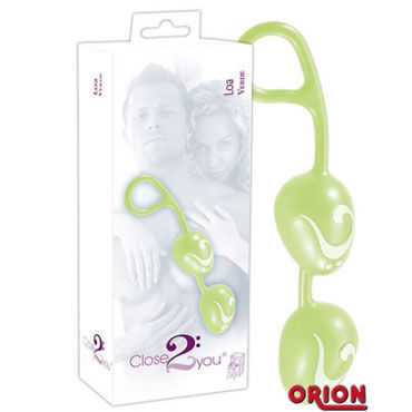 Close2you Loa фисташковый, Вагинальные шарики в форме капель Close2you Loa фисташковый, Вагинальные шарики в форме капель