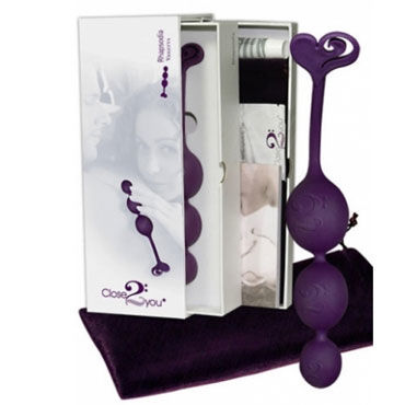 Close2you Rhapsodia фиолетовый, Анальный стимулятор в виде шариков Close2you Rhapsodia фиолетовый, Анальный стимулятор в виде шариков