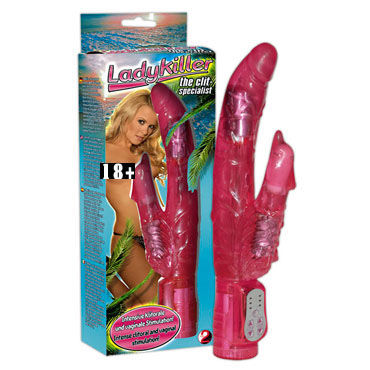 Lady Killer, Вибратор с вращающимся клиторальным стимулятором Lady Killer, Вибратор с вращающимся клиторальным стимулятором