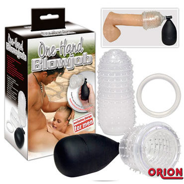 One-hand Blow Job, Помпа с кольцом One-hand Blow Job, Помпа с кольцом