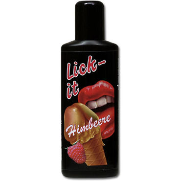 Lick-It Himbeere, 100 мл, Для орального секса, малина Lick-It Himbeere, 100 мл, Для орального секса, малина