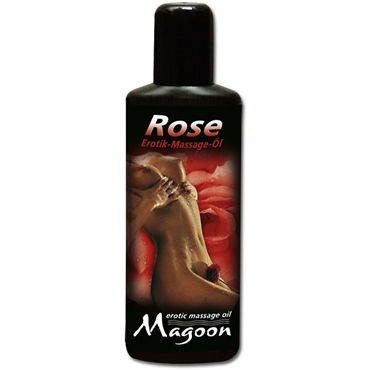 Magoon Rose, 100 мл, Ароматизированное массажное масло Magoon Rose, 100 мл, Ароматизированное массажное масло