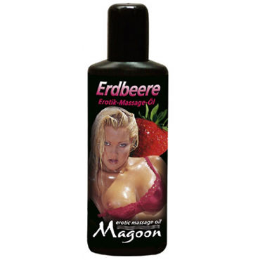 Magoon Strawberry, 100 мл, Ароматизированное массажное масло Magoon Strawberry, 100 мл, Ароматизированное массажное масло