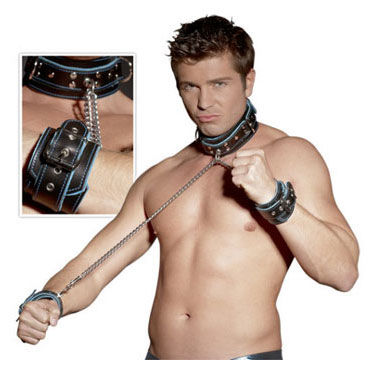 Zado Bondage Collar & Handcuffs, Наручники и ошейник Zado Bondage Collar & Handcuffs, Наручники и ошейник
