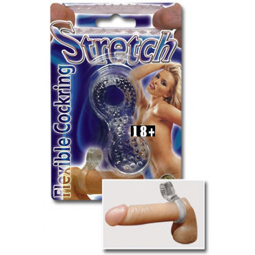 Stretch Flexible Cockring, Эрекционное кольцо с бугорками Stretch Flexible Cockring, Эрекционное кольцо с бугорками