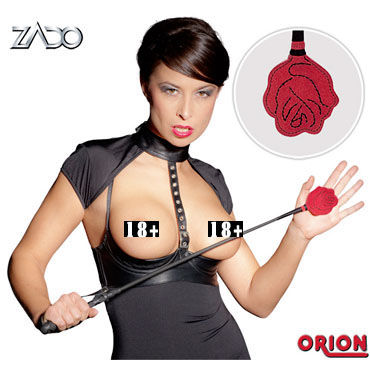 Zado Rose, стек, С кожаным наконечником в виде розы Zado Rose, стек, С кожаным наконечником в виде розы