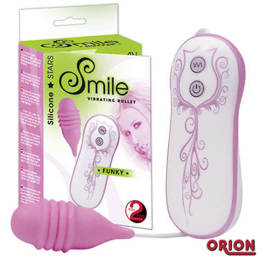 Smile Funky розовое, Виброяйцо анально-вагинальная стимуляция Smile Funky розовое, Виброяйцо анально-вагинальная стимуляция
