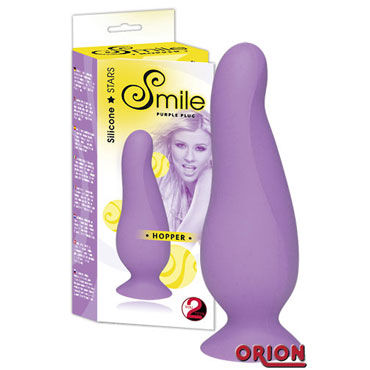 Smile Hopper втулка фиолетовая, Анальная на присоске Smile Hopper втулка фиолетовая, Анальная на присоске